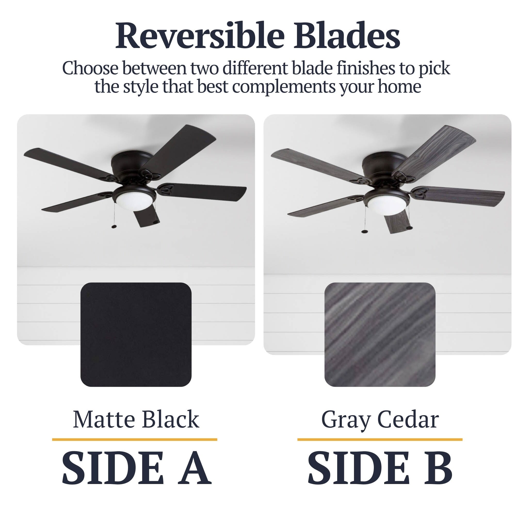 52 Prominence Home Benton Traditional Indoor LED Ceiling Fan with Light, Pull Chains