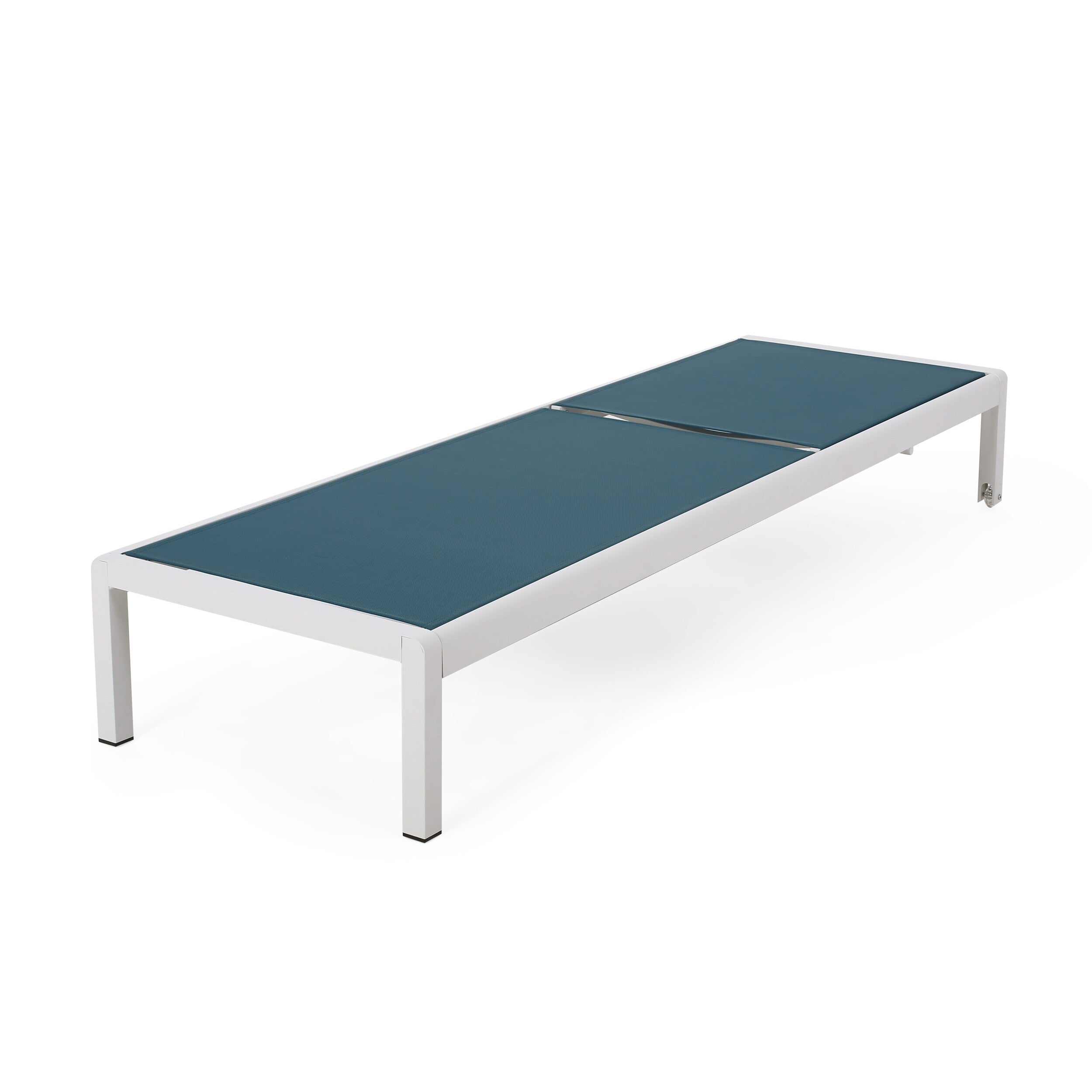 Cape Coral Outdoor Aluminum Chaise Lounge (Set of 2) by Christopher Knight Home - 77.56 D x 25.20 W x 11.80 H