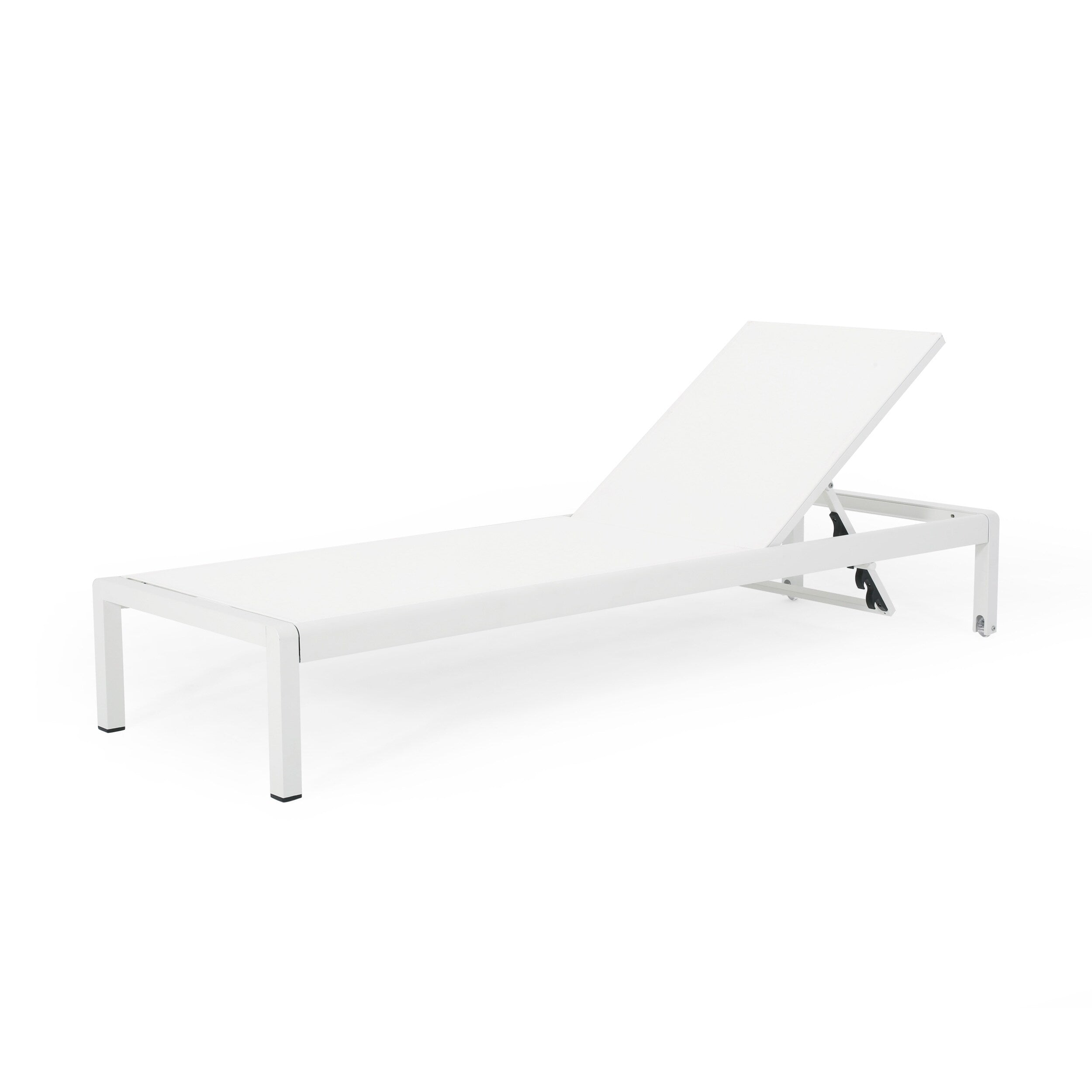 Cape Coral Outdoor Aluminum Chaise Lounge (Set of 2) by Christopher Knight Home - 77.56 D x 25.20 W x 11.80 H