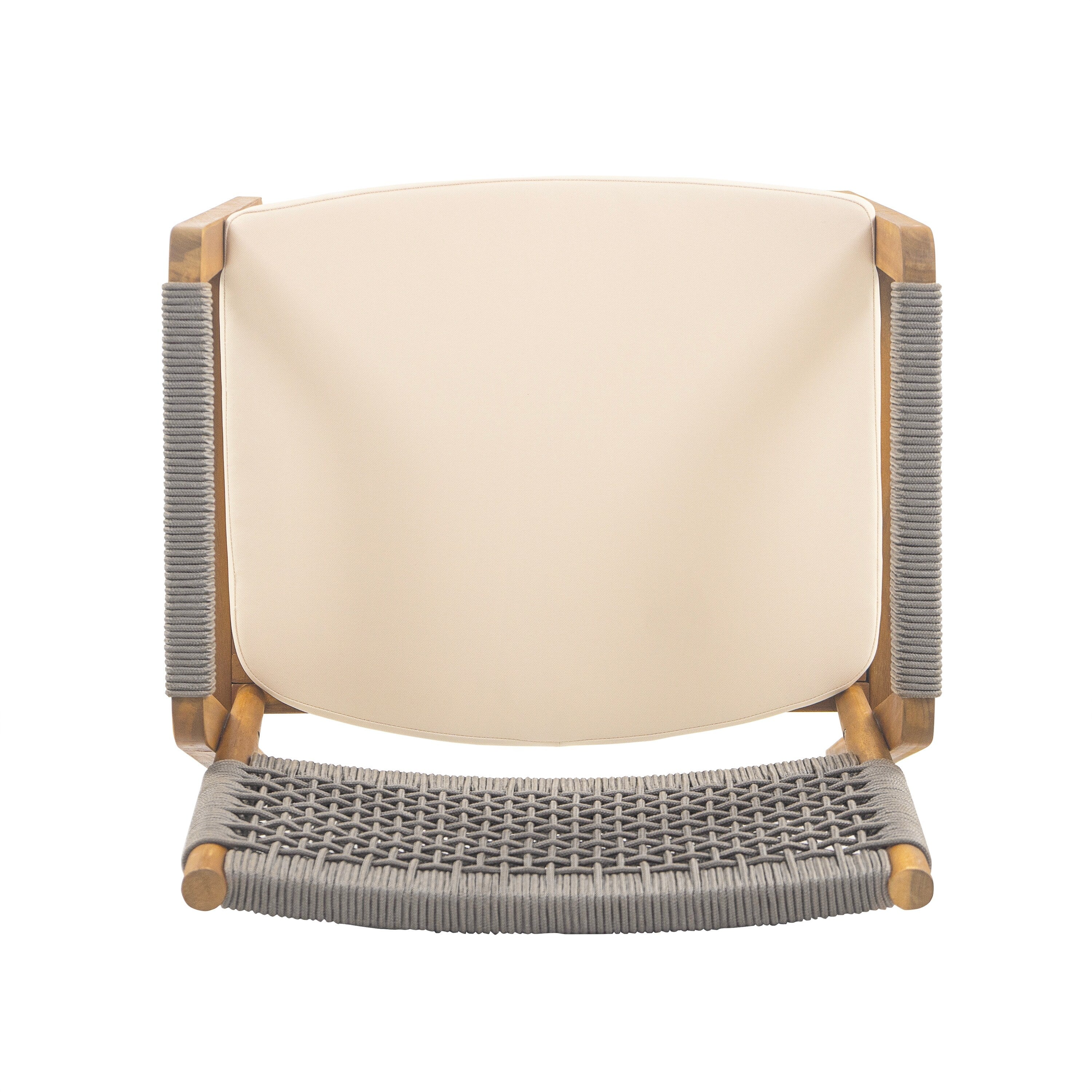 Captef Outdoor 5-piece acacia wood Dining Set by Christopher Knight Home