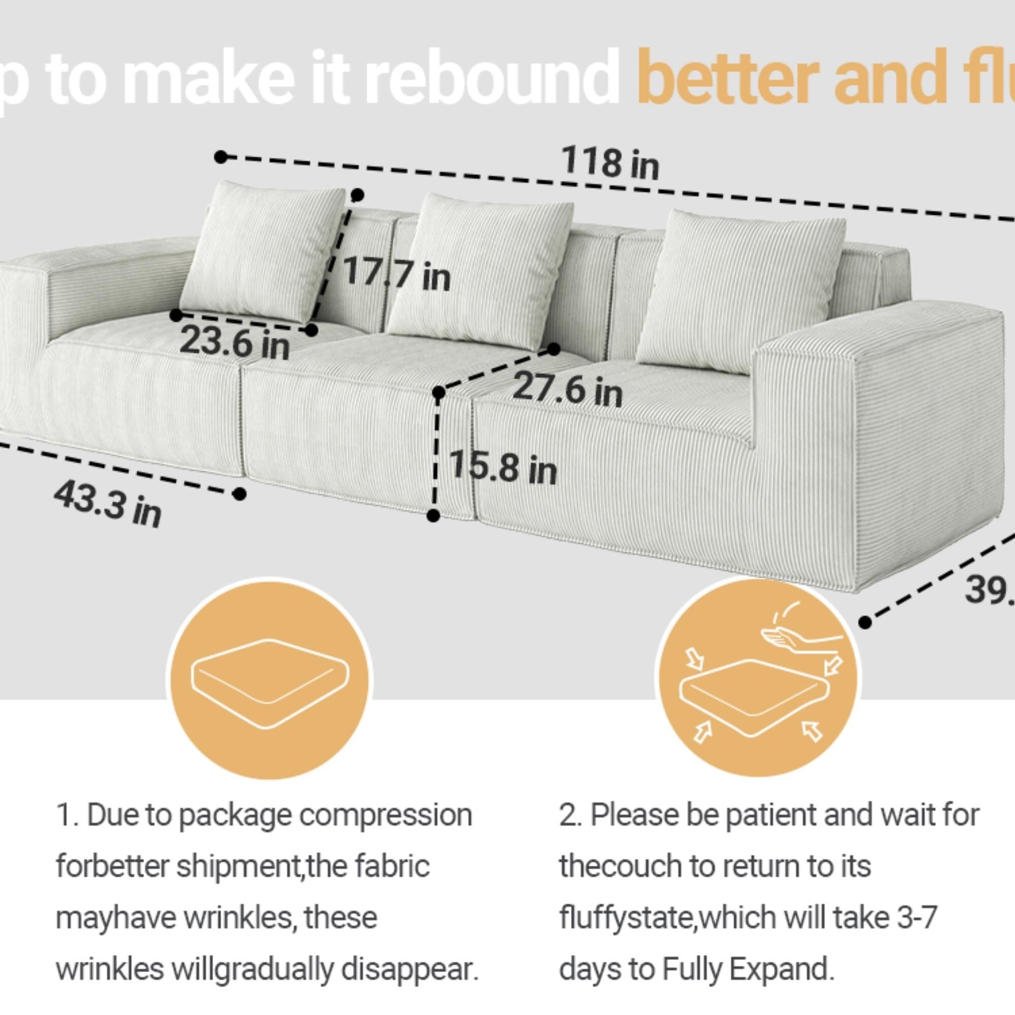 Convertible Tofu Block Sofa Floor Sofa Bed