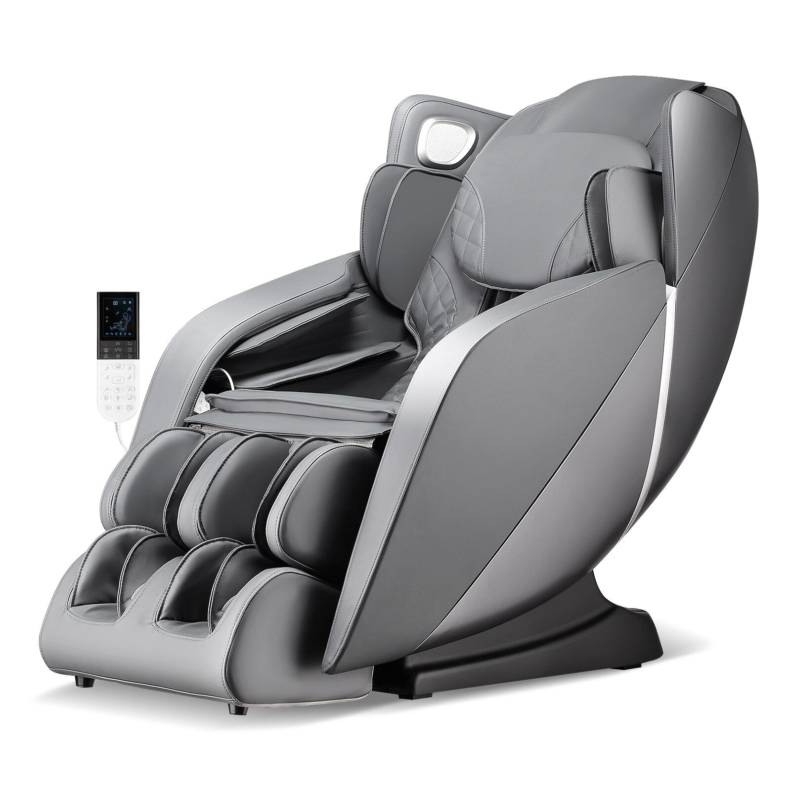 Costway Full Body Massage Chair with Voice Control Heat Foot Roller