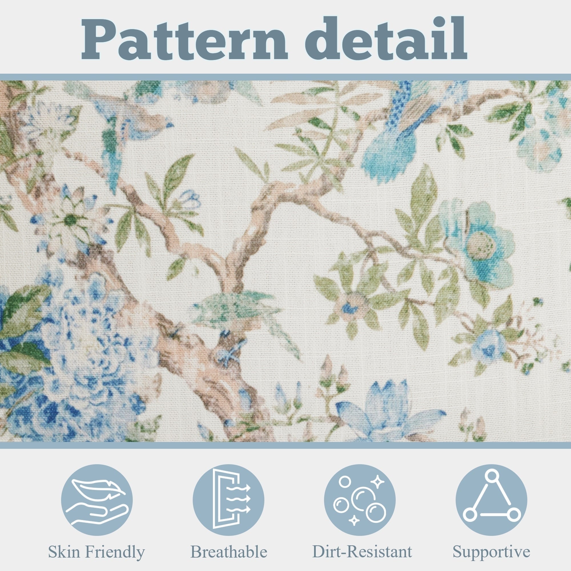 Erommy Modern Accent Chair, High Back Armchair, Upholstered Fabric Button Single Sofa with Wooden Legs for Living Room