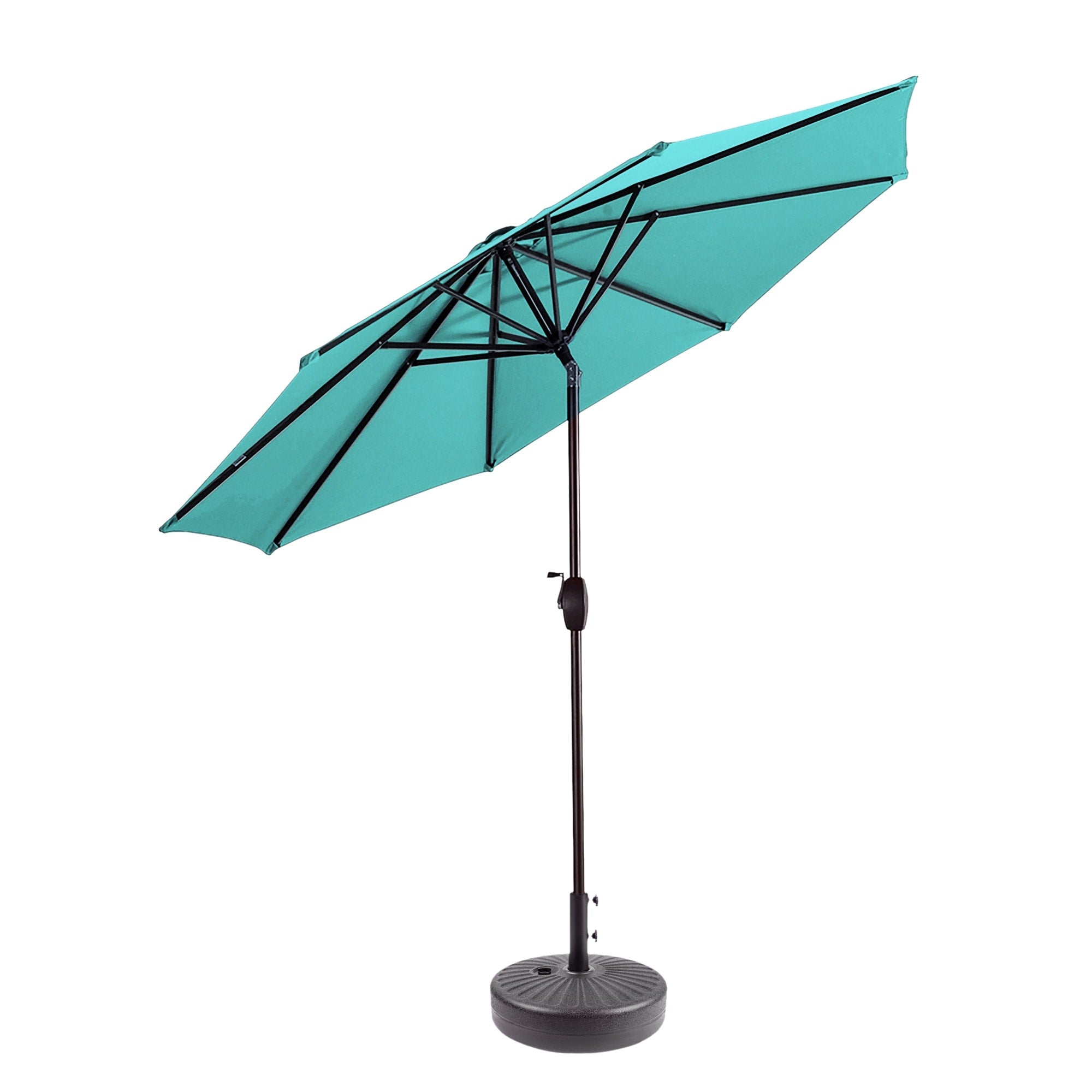 Holme 9-foot Patio Umbrella and Base Stand