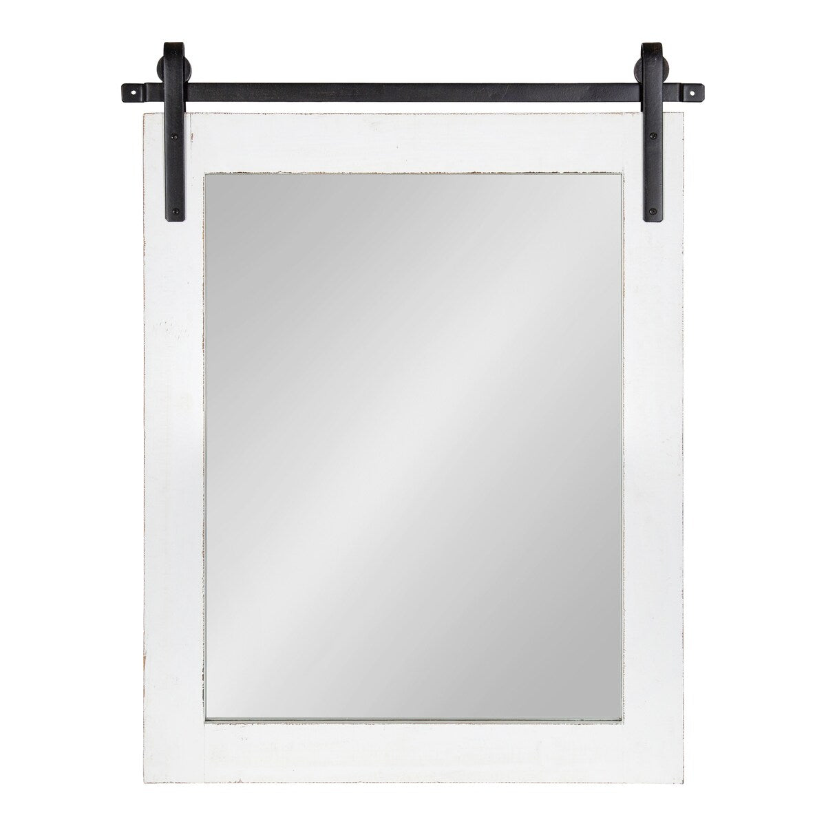 Kate and Laurel Cates Rustic Rectangular Wall Mirror