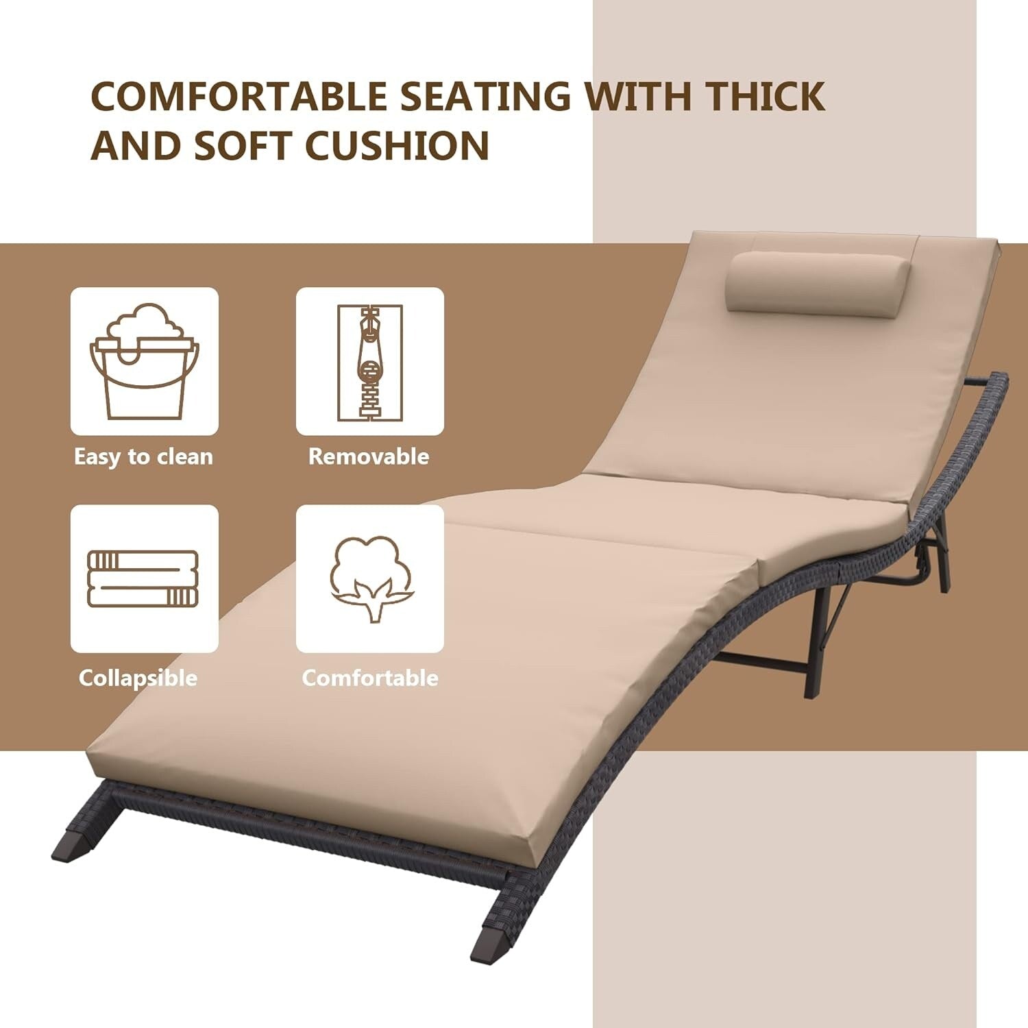 Kullavik 3-PiecesOutdoor Chaise Lounge Set