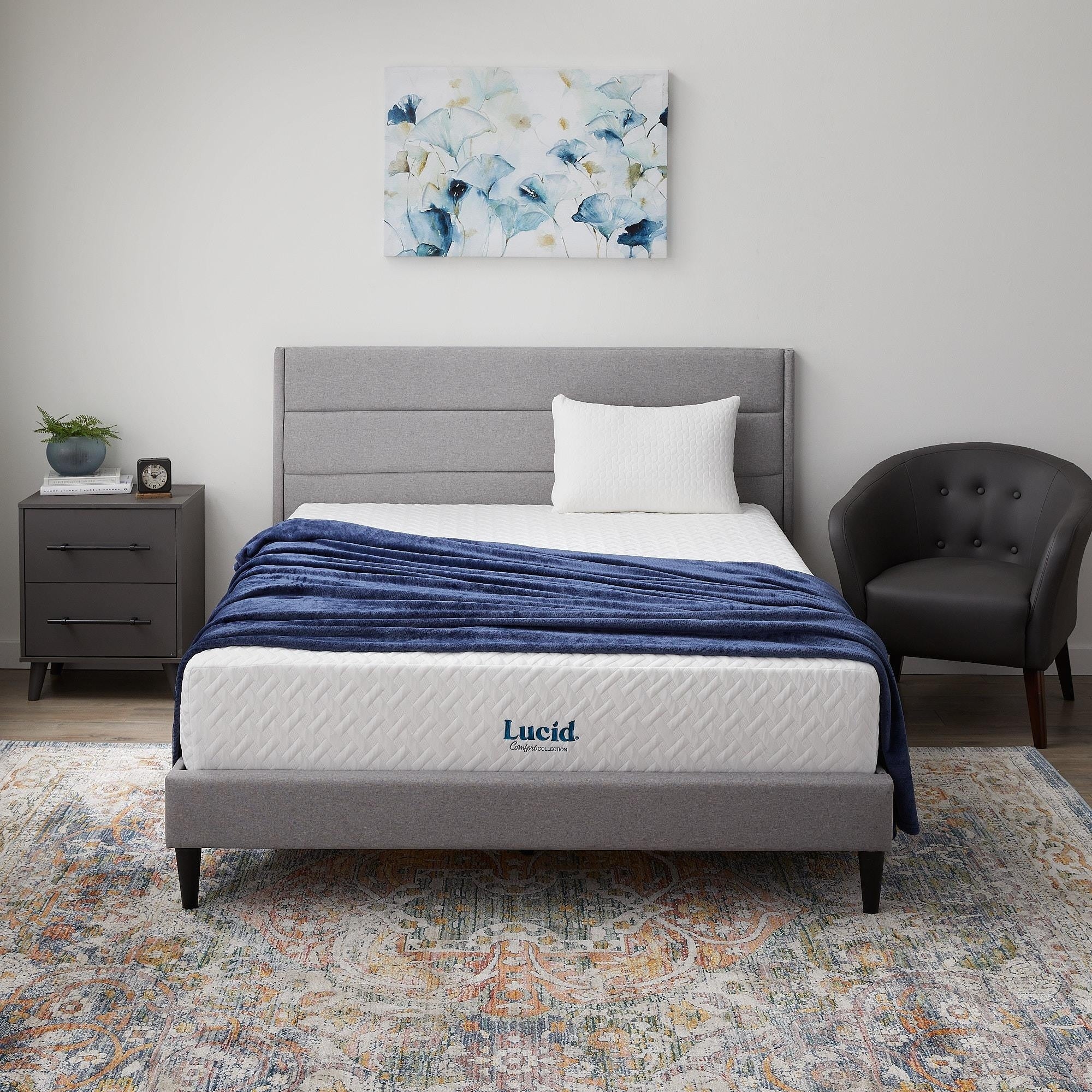 Lucid 12-inch Firm Gel Memory Foam Mattress