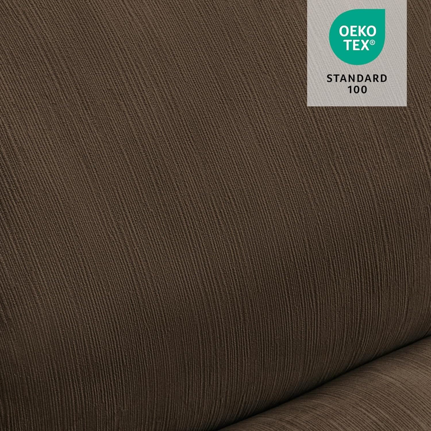 MCombo Zero Wall-Hugger Power Recliner Chair with Adjustable Headrest, Perfect for Small Spaces and RV, Fabric ST257