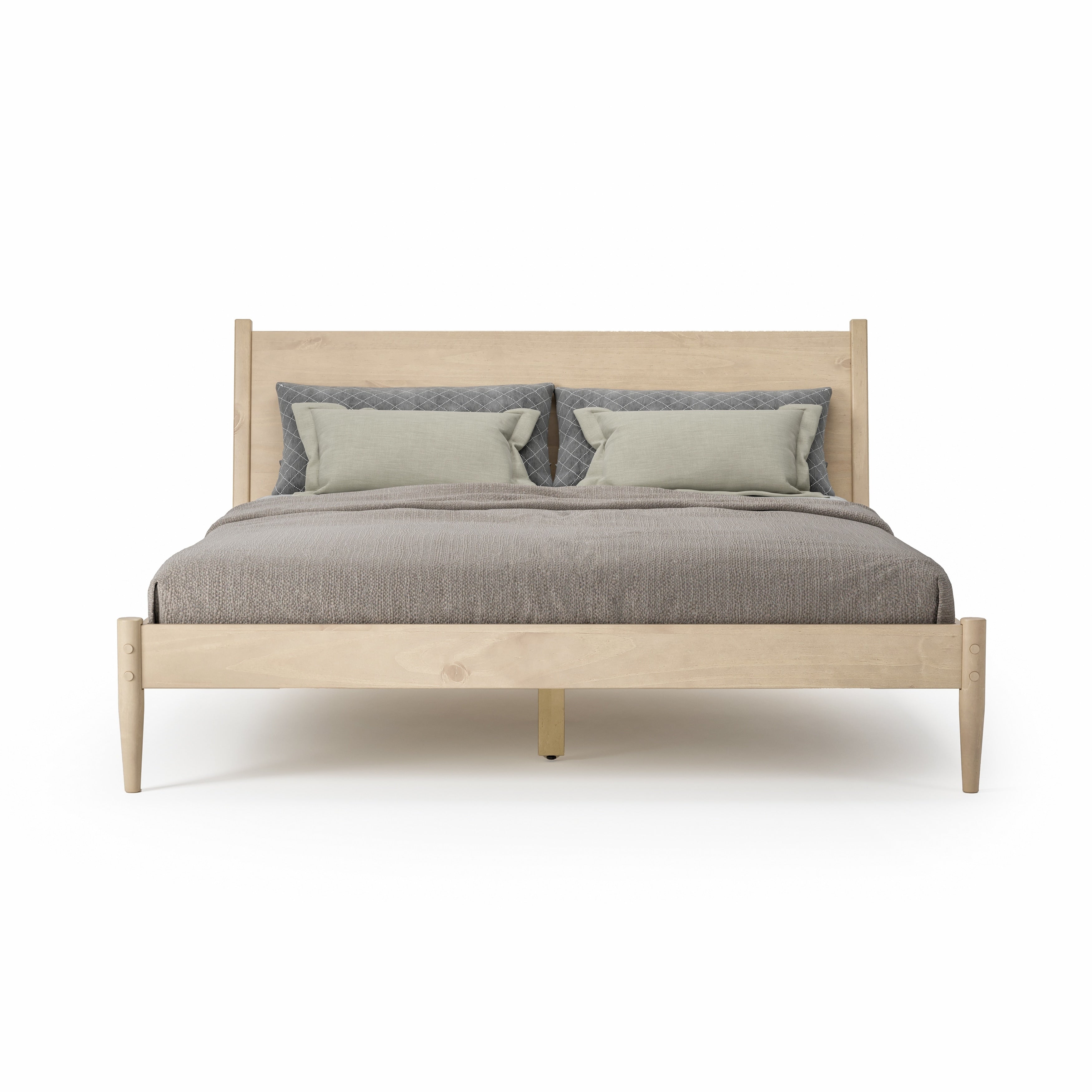 Mid-Century Panel Bed