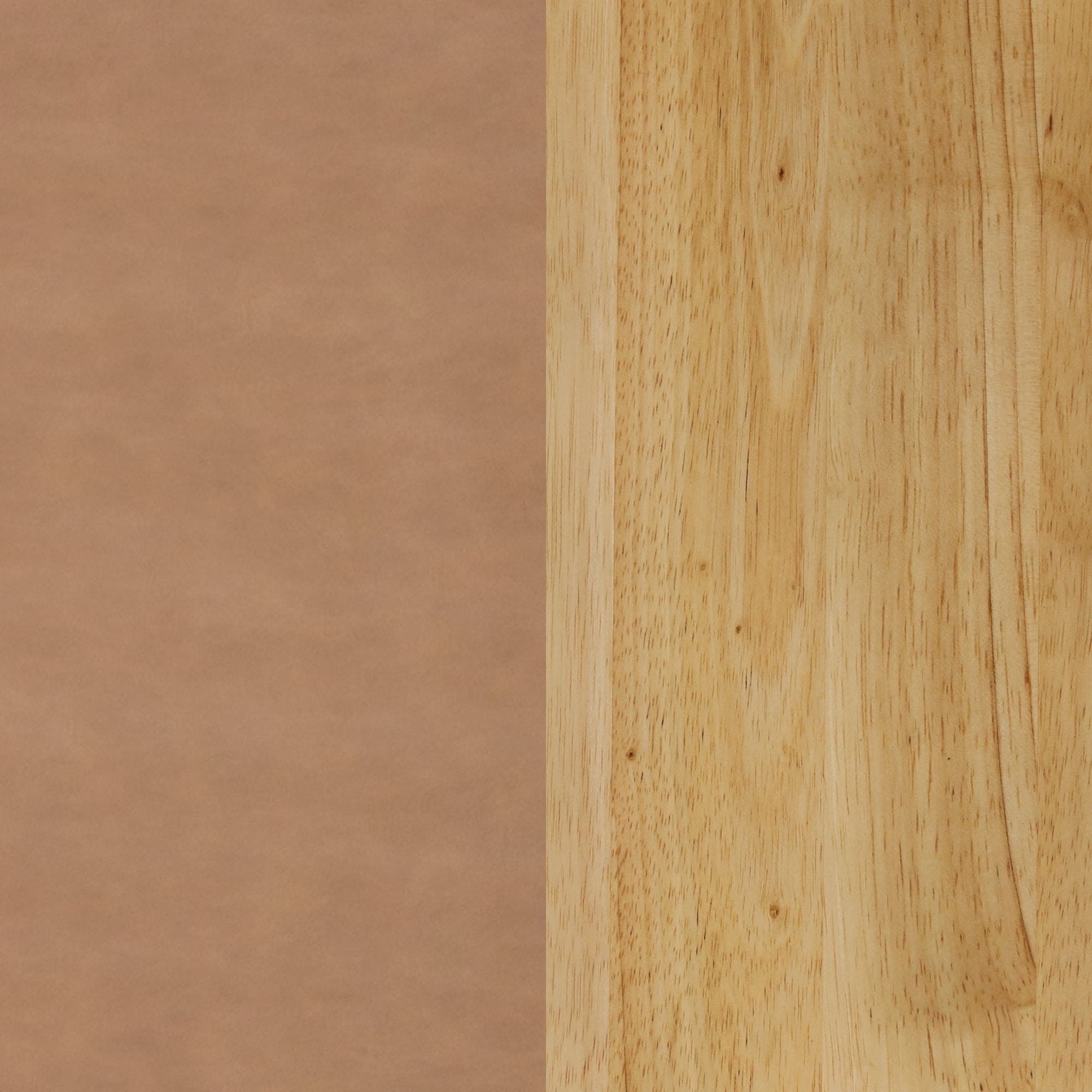 Nathan James Cohen Faux Leather Counter or Bar Height Stool, Solid Wood Frame with Footrest and Woven Leather Back