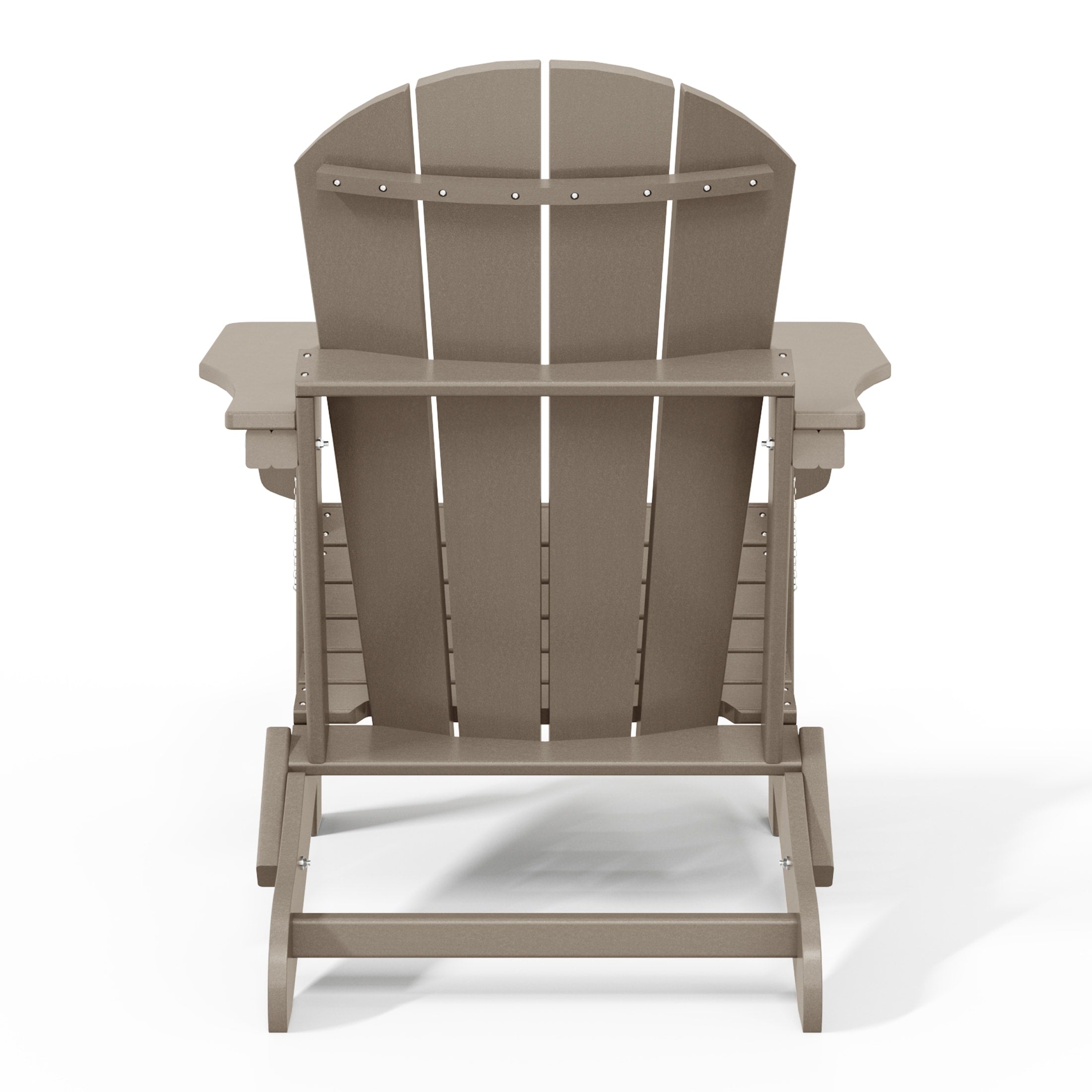 Polytrends Laguna Fade Resistant All Weather Outdoor Patio Folding Adirondack Chair