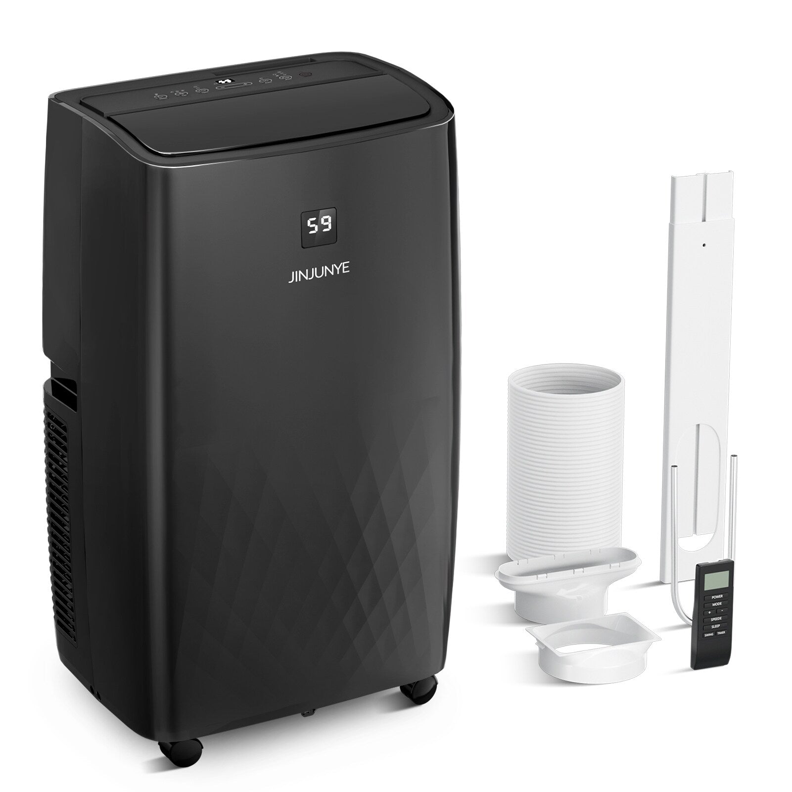 Portable Air Conditioner with Heater – 12000 BTU Cooling & 10000 BTU Heating for Rooms up to 700 Sq.Ft