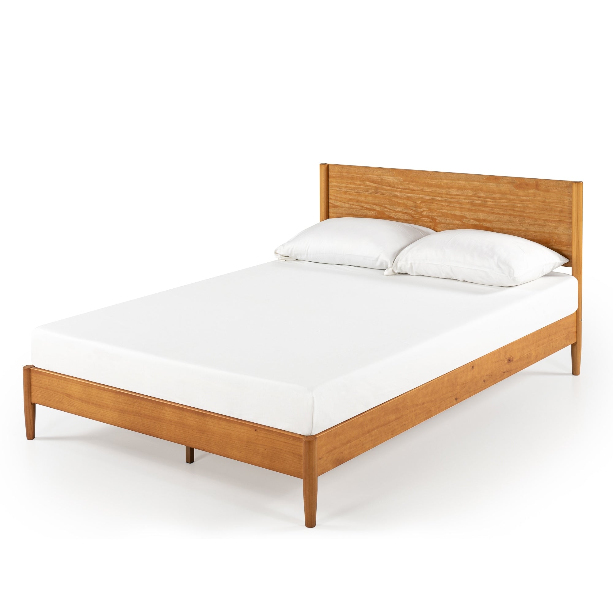 Priage by ZINUS Mid Century Wood Platform Bed Frame