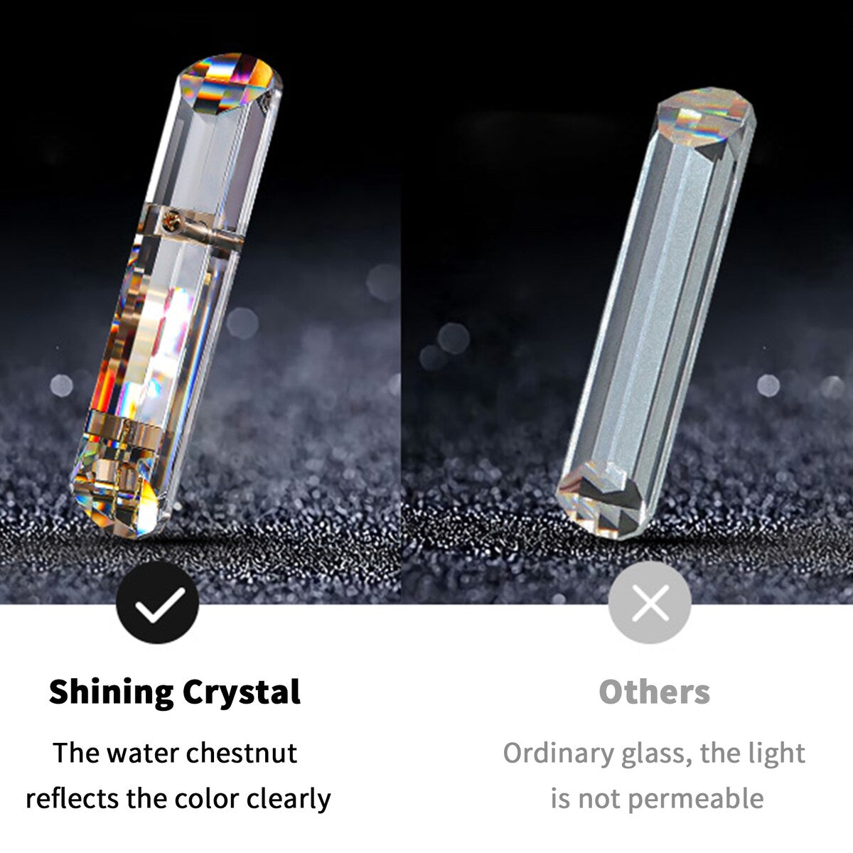 Round Layer Shining Crystal Ceiling Chandelier Lamp with 3 Color Lighting Pendant Light Fixture