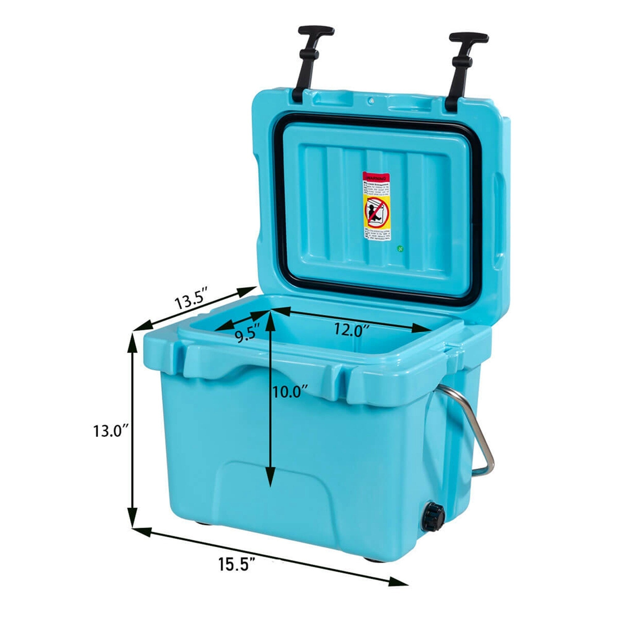 SKTAKOL 16 Quart Cooler Portable Ice Chest Leak-Proof 24 Cans Ice - See Details