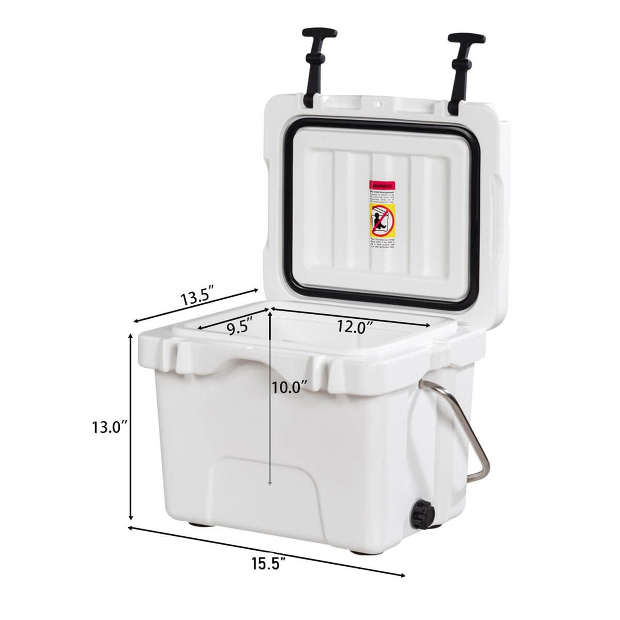 SKTAKOL 16 Quart Cooler Portable Ice Chest Leak-Proof 24 Cans Ice - See Details