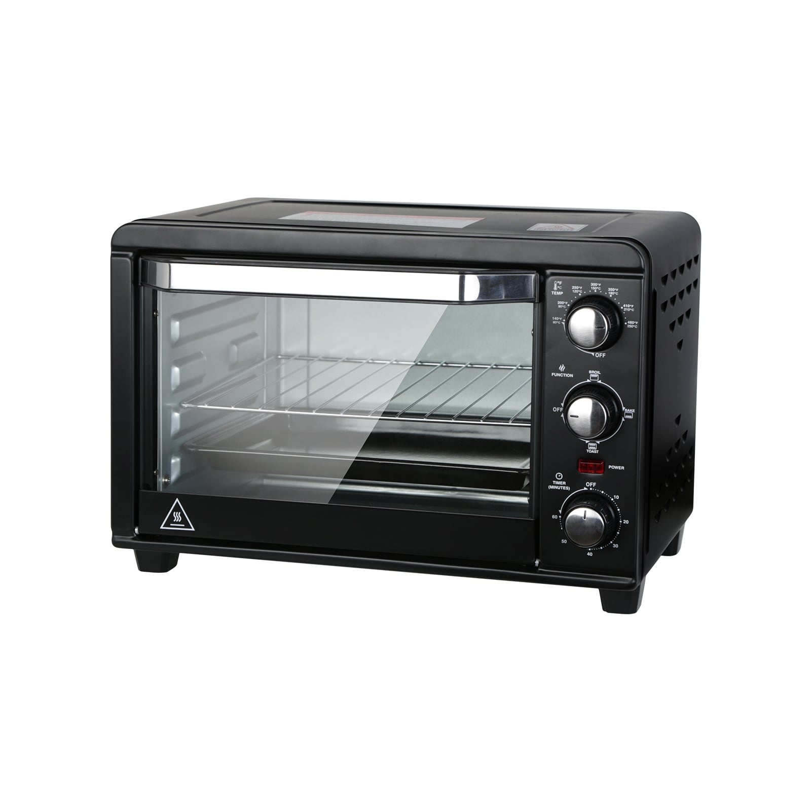 Simple Toaster Oven with 20Litres Capacity,Compact Size Countertop Toaster, Easy to Control with Timer-Bake-Broil-Toast Setting