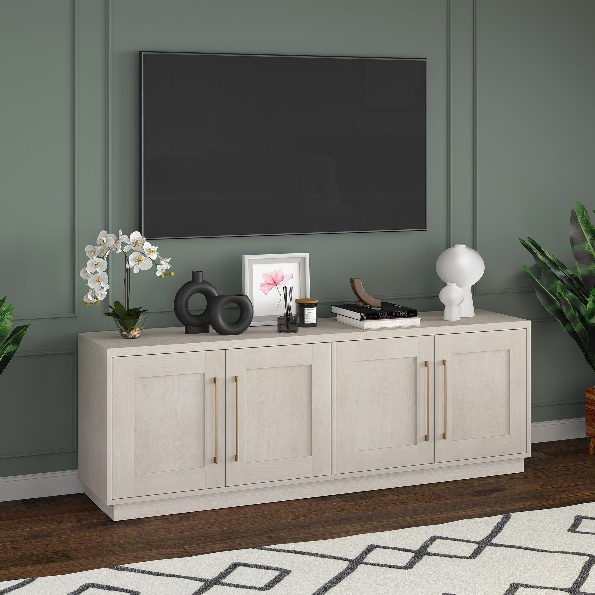 Tillman Rectangular TV Stand for TV's up to 75
