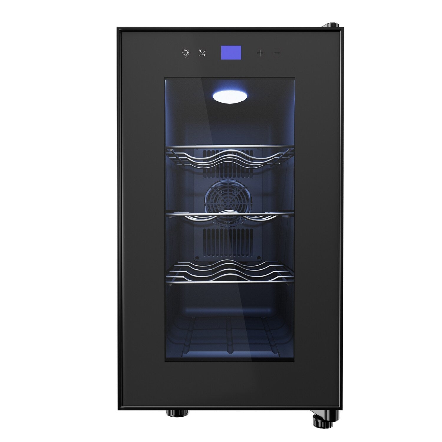 Yeego 8 Bottle Wine Refrigerator Mini Cooler