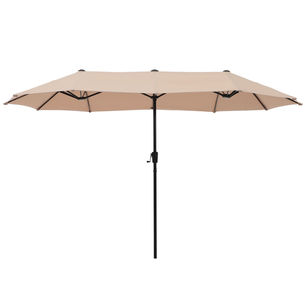 MAISON ARTS 13ft Double -Sided Patio Umbrella Extra Large with Crank