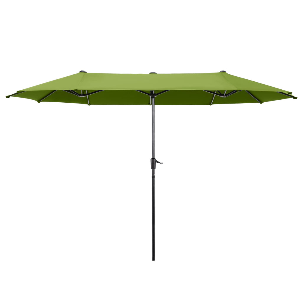 MAISON ARTS 13ft Double -Sided Patio Umbrella Extra Large with Crank
