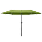 MAISON ARTS 13ft Double -Sided Patio Umbrella Extra Large with Crank