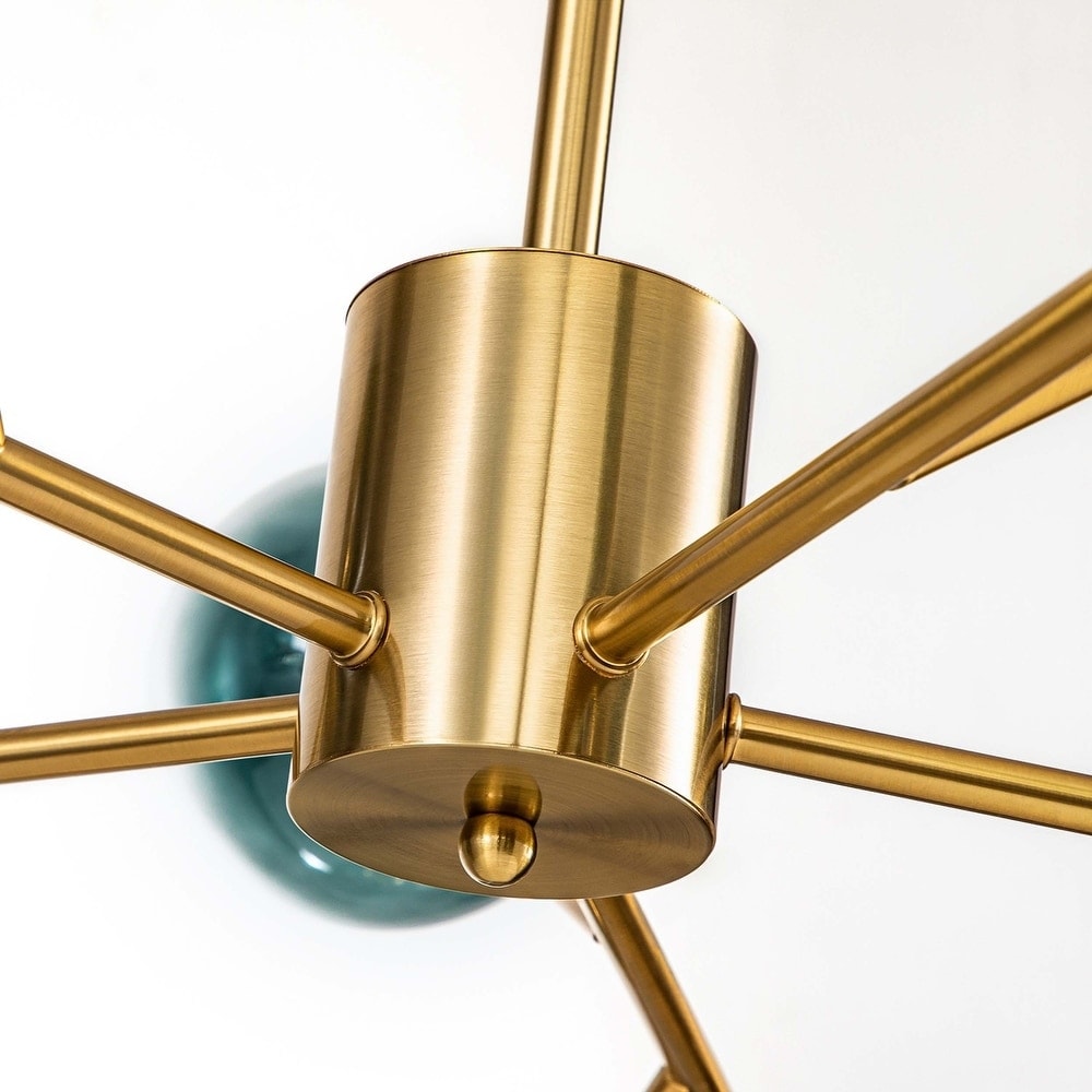 Modern Large Bubble Sputnik Chandelier in Black or Gold for Dining Room