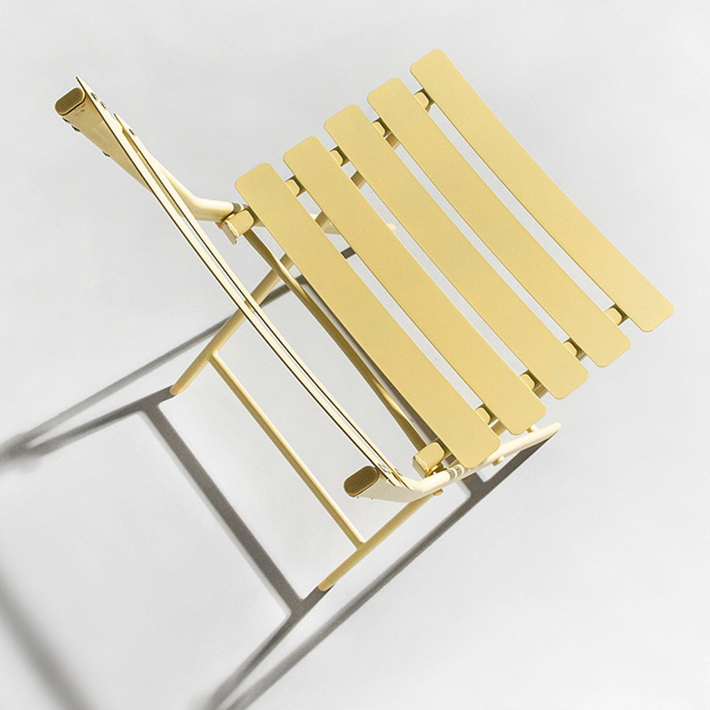 3-Piece Minimalist Patio Bistro Set of Foldable Round Table & Chairs - 3-Piece-Patio-Bistro-Set