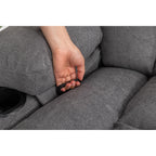 360¡ã Swivel Recliner Chair with Massage, Heat, USB, and Cup Holders