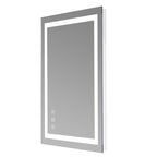 Touch LED Bathroom Mirror Tricolor Dimming Lights