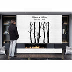 5 Dry Tree Metal Wall Decor for Home and Outside