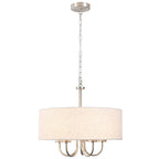 5-Light Modern Semi Flush Mount Ceiling Light for Dining Room Bedrooms Living Room - N/A