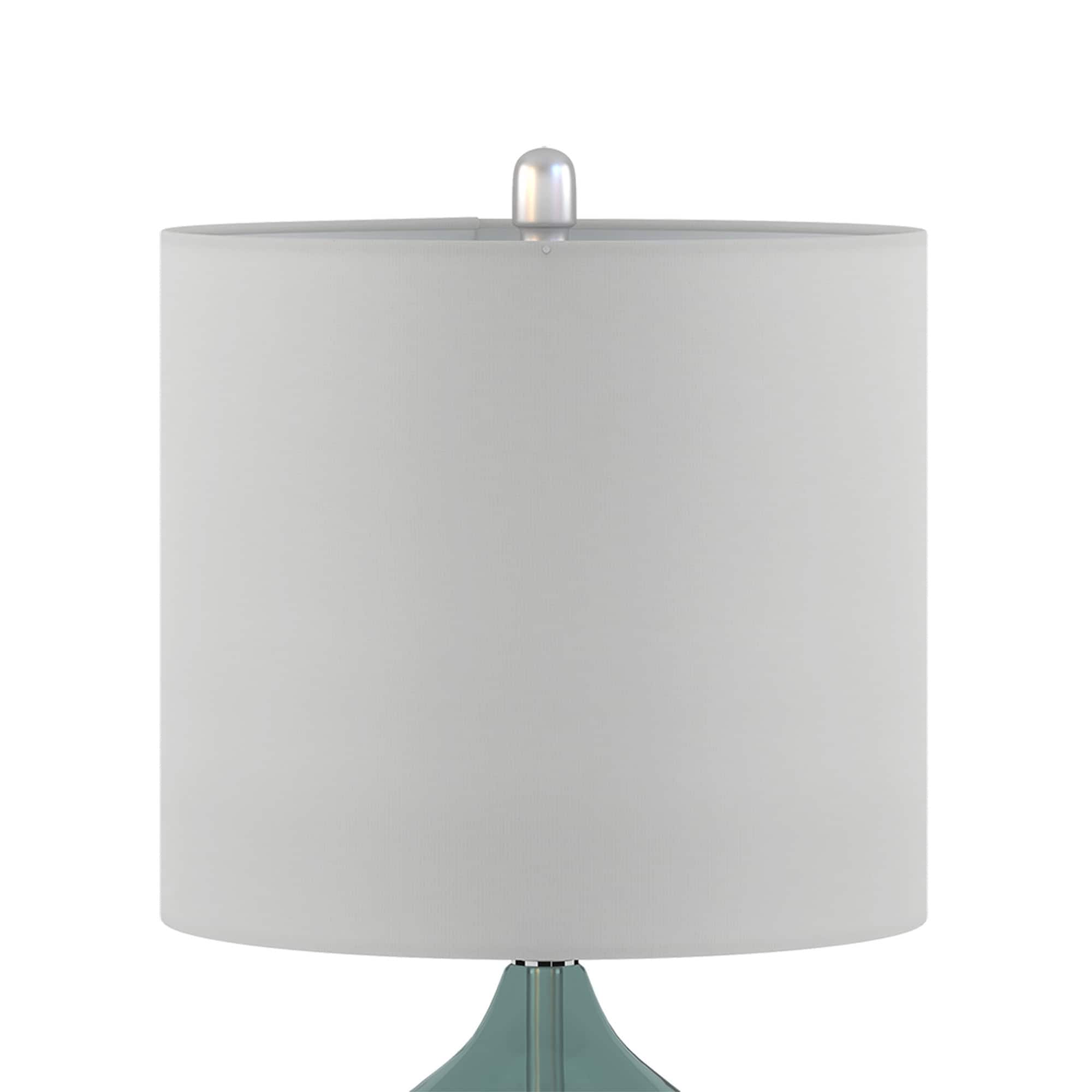 Ellipse Curved Gourd Glass Table Lamp, Set of 2