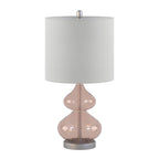 Ellipse Curved Gourd Glass Table Lamp, Set of 2