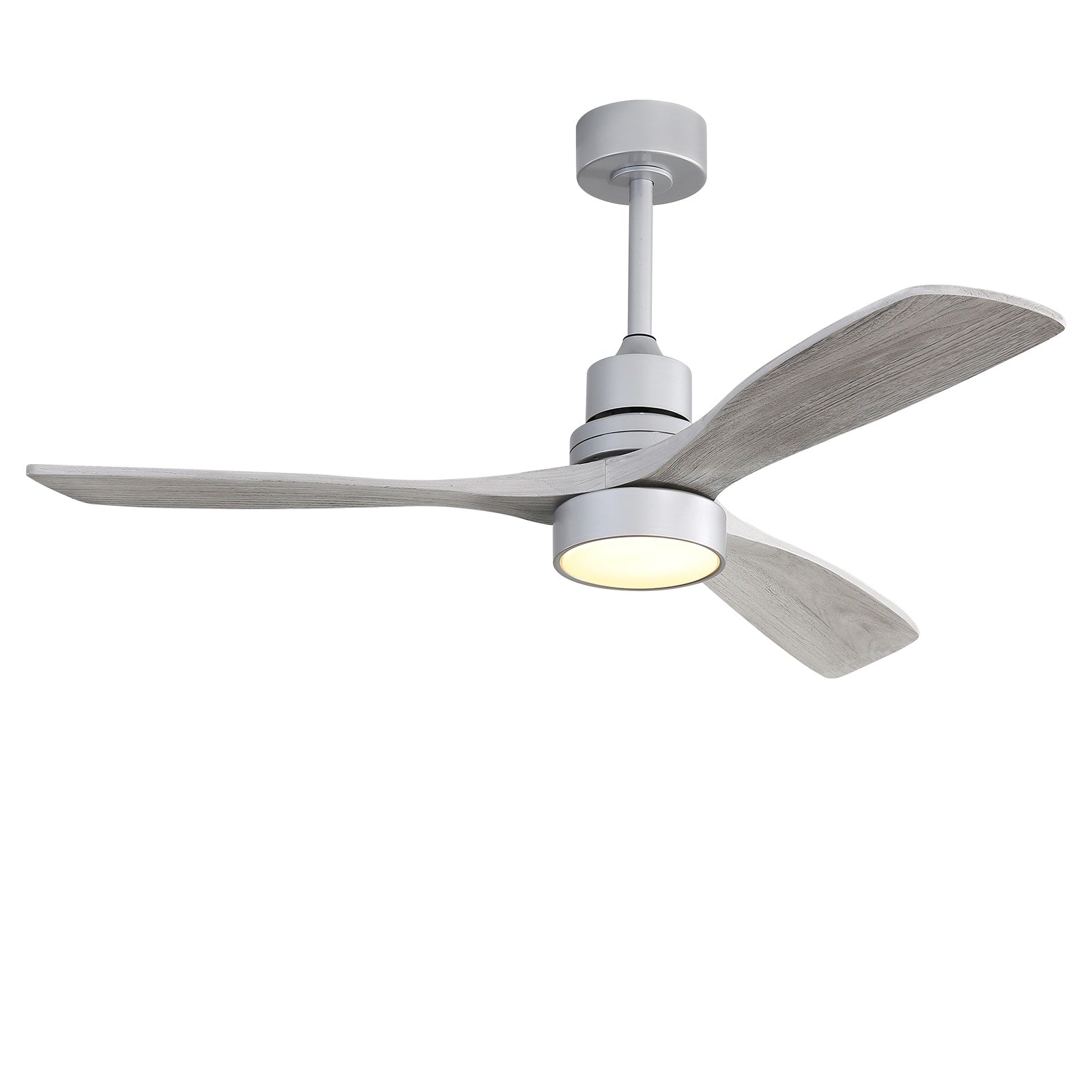 Sofucor 52 Indoor Wood Ceiling Fan Light with Remote, Integrated Light Optional