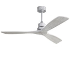 Sofucor 52 Indoor Wood Ceiling Fan Light with Remote, Integrated Light Optional