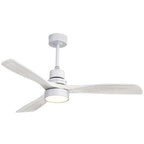 Sofucor 52 Indoor Wood Ceiling Fan Light with Remote, Integrated Light Optional
