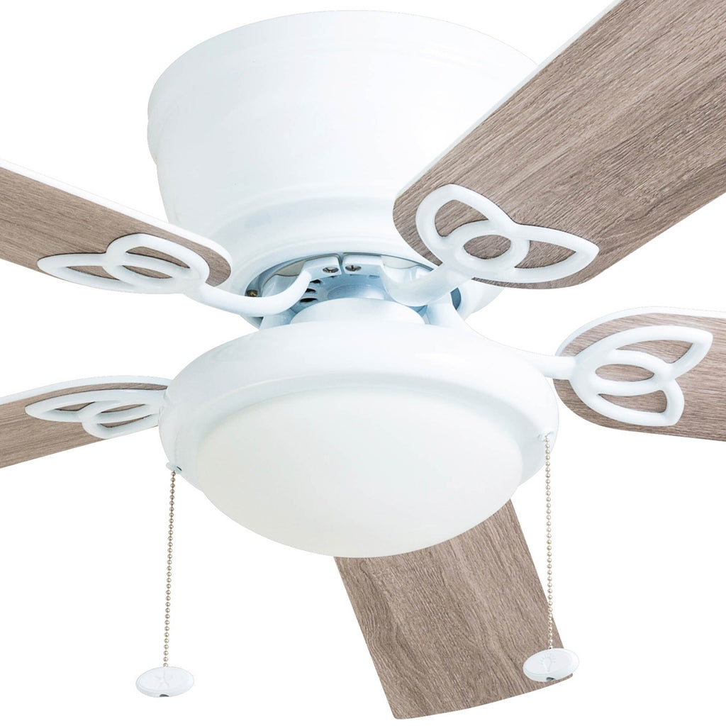 52 Prominence Home Benton Traditional Indoor LED Ceiling Fan with Light, Pull Chains