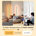 55 RGB Metal Corner Lamp Minimalist LED Floor Lamp