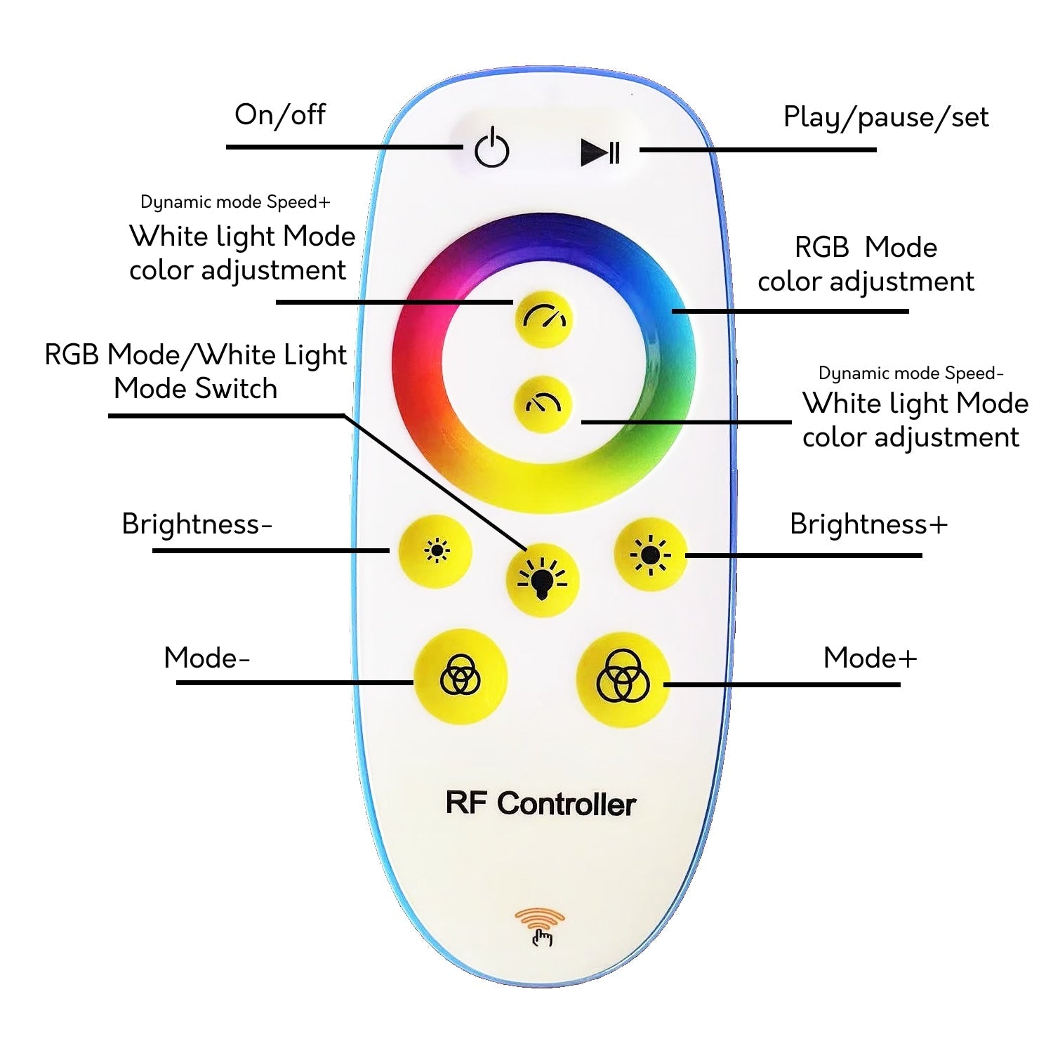 55 RGB Metal Corner Lamp Minimalist LED Floor Lamp