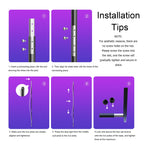 55 RGB Metal Corner Lamp Minimalist LED Floor Lamp