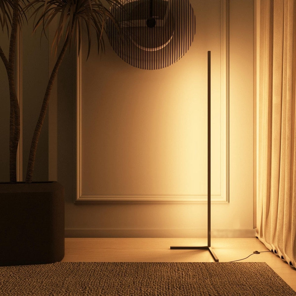 55 RGB Metal Corner Lamp Minimalist LED Floor Lamp