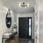 6 - Light Modern Metal 23.62'' Sputnik Semi-Flush Mount Ceiling Light