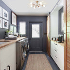 6 - Light Modern Metal 23.62'' Sputnik Semi-Flush Mount Ceiling Light