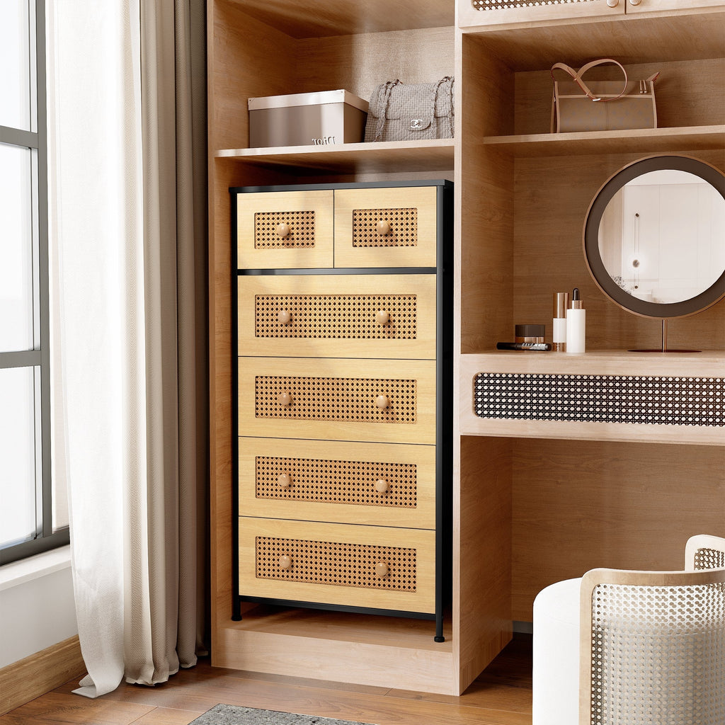 6-drawer Chest Vertical Dresser Storage Tower by Crestlive Products