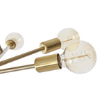 6 - Light Modern Metal 23.62'' Sputnik Semi-Flush Mount Ceiling Light