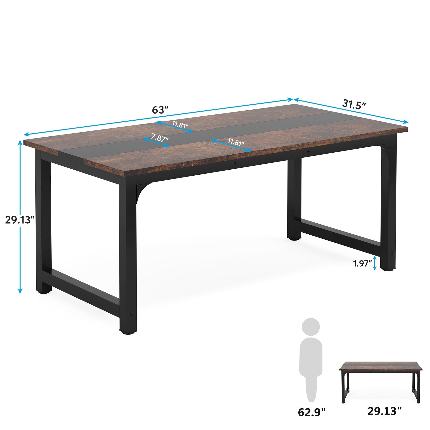 63 Modern Computer Desk for Home Office