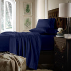 750TC Cotton Extra Deep Pocket Sheet Set with Oversized Flat Sheet