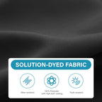 8*10ft Rectangular Patio Market Umbrella with Crank & Tilt，UV-Resistant