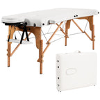 84''L Portable Massage Table Adjustable Facial Spa Bed Tattoo w/ Carry